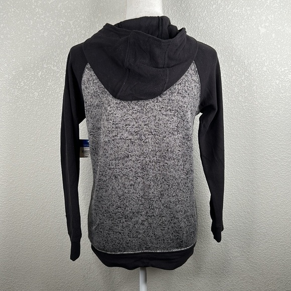 Arizona Black & Gray Long Sleeve Hoodie Sweatshirt Front Pocket Size Large New! - Picture 4 of 6